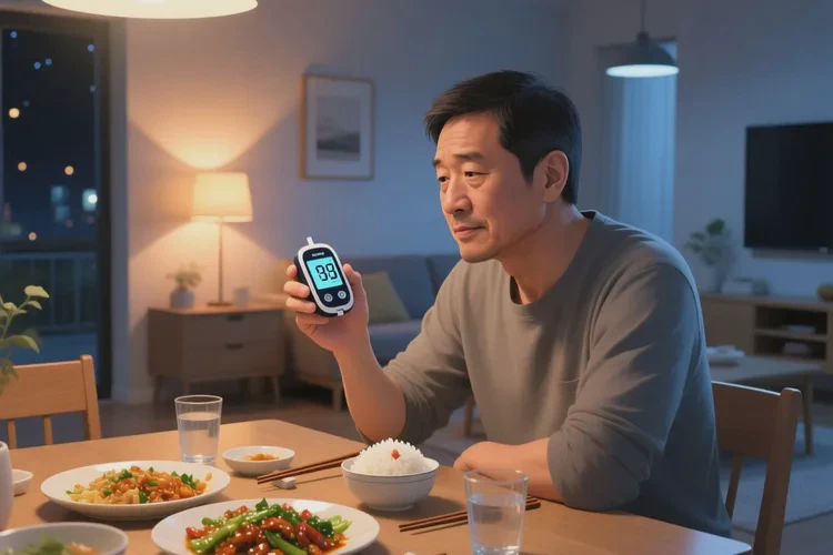 37歲晚餐血糖8點(diǎn)7是怎么回事(圖1)