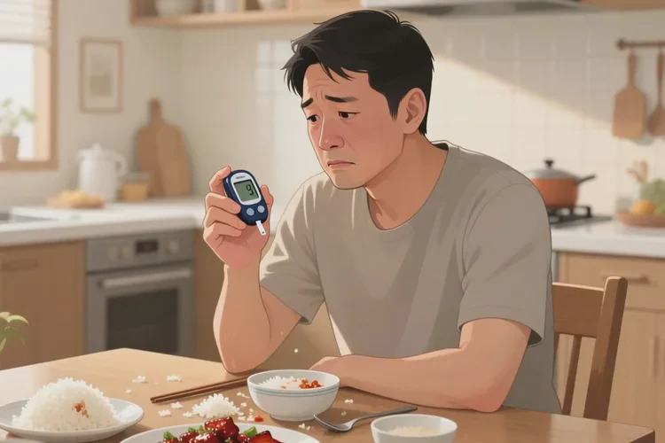 38岁晚餐血糖11.1是怎么回事(图1)