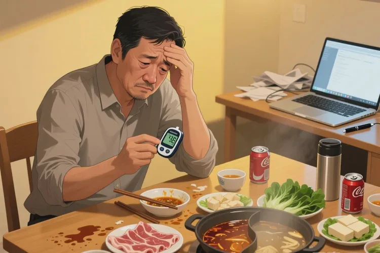 38岁晚餐血糖14.0是怎么回事(图1)