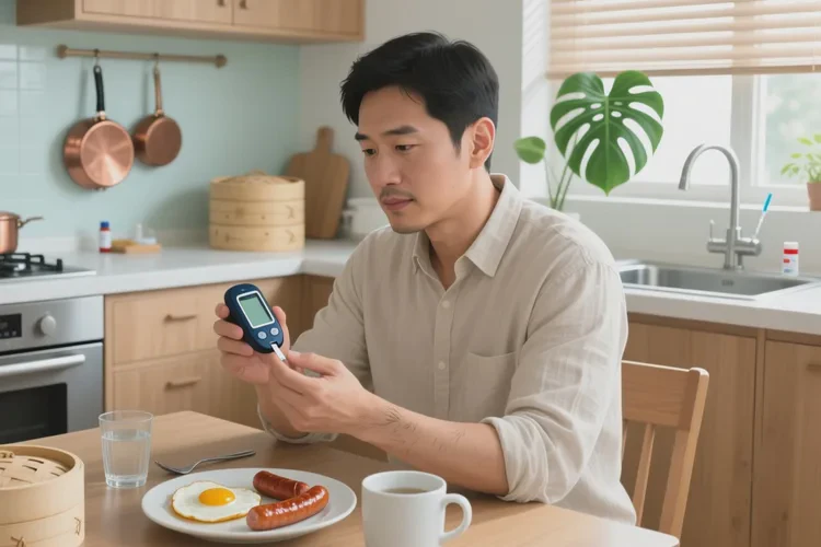 38岁早餐血糖8.7是怎么回事(图1)