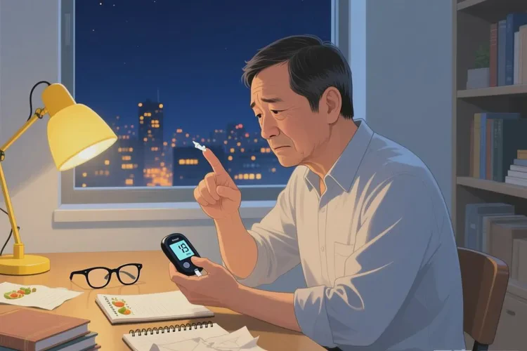 37岁晚上血糖12点7是怎么回事(图1)