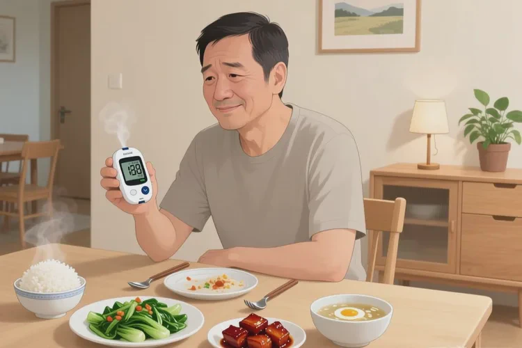 38岁晚餐血糖13.9是怎么回事(图1)