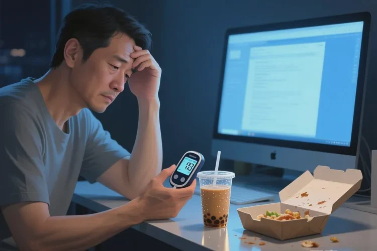 37歲早餐血糖21.6是怎么回事(圖1)