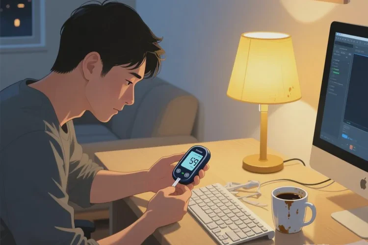 38岁晚餐血糖12点8是怎么回事(图1)