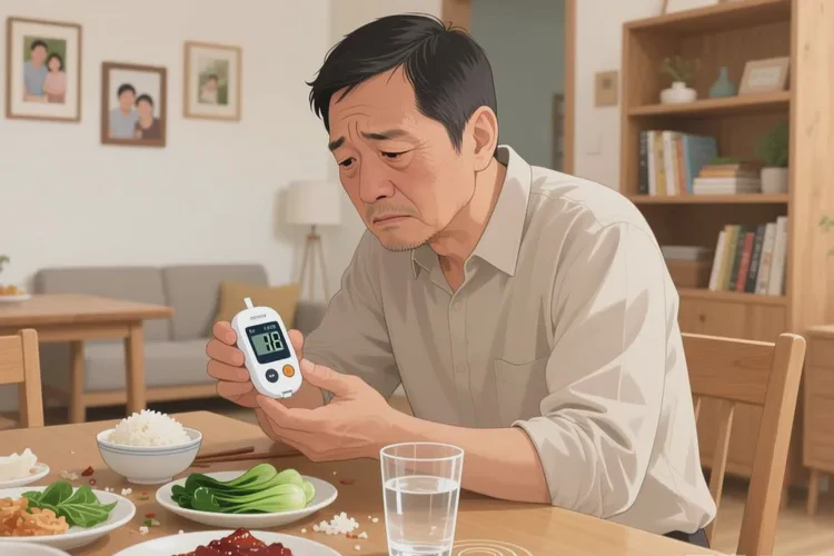 38岁晚餐血糖23.9是怎么回事(图1)