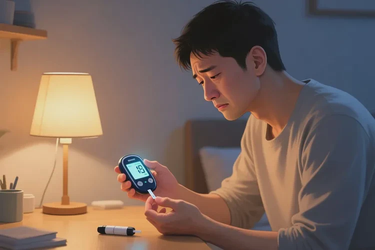 37岁晚上血糖17.2是怎么回事(图1)