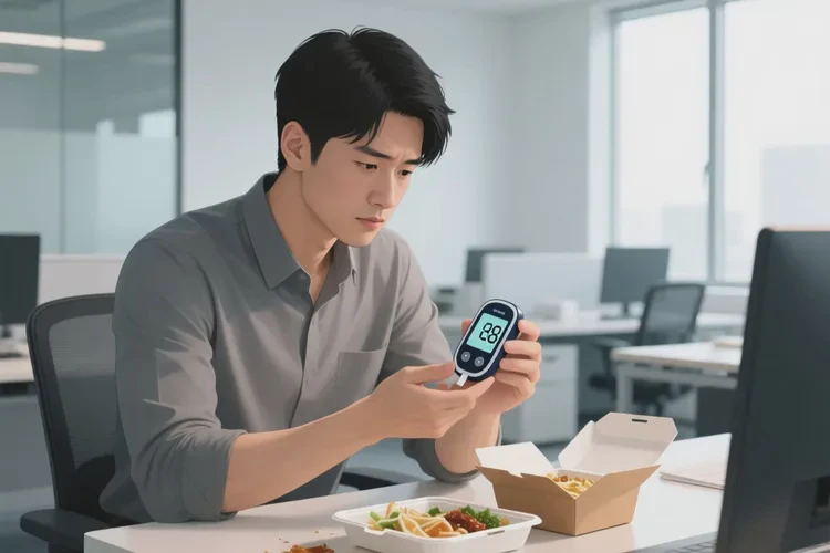 37岁中餐血糖19.5是怎么回事(图1)