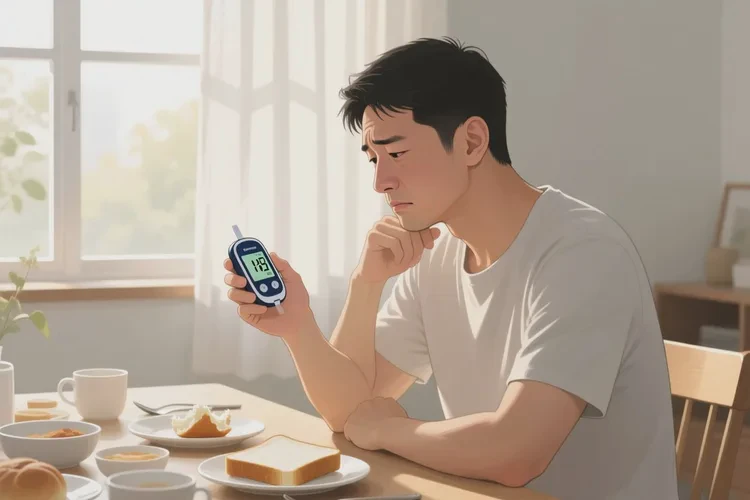 37岁早餐血糖14.3是怎么回事(图1)