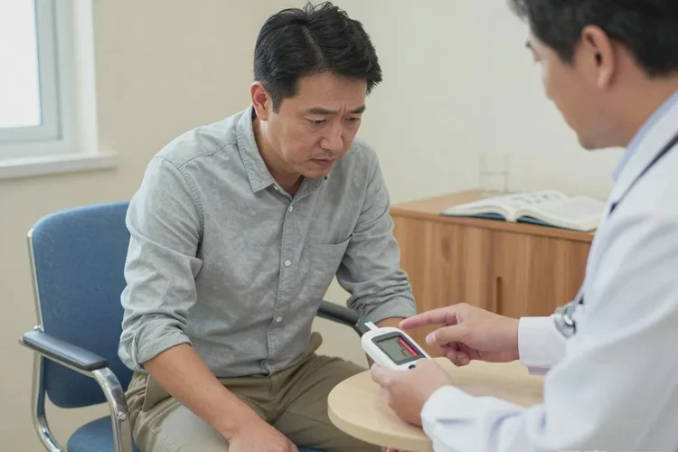 38岁空腹血糖21.5是怎么回事(图1)