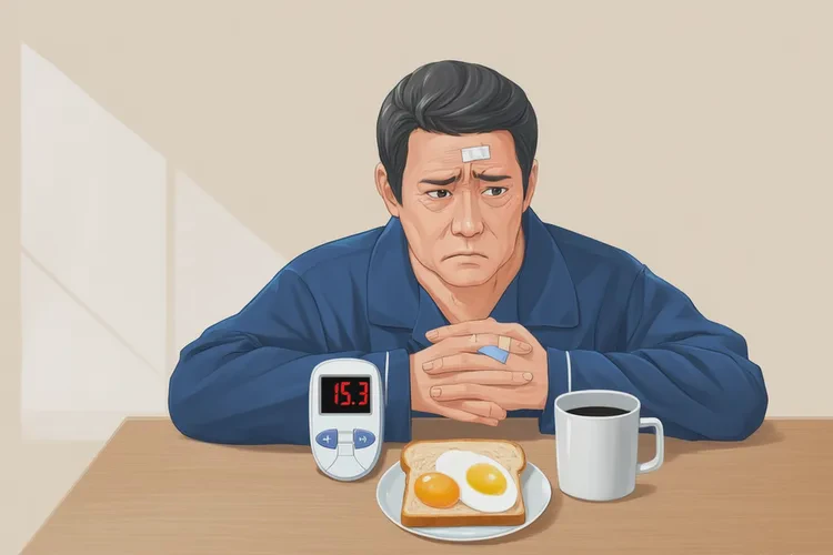 46歲早餐血糖15.3是怎么回事(圖1)