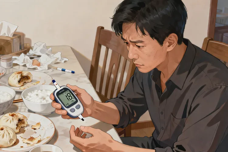 38岁早餐血糖25.6是怎么回事(图1)