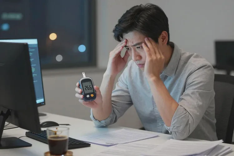 38岁早餐血糖26.6是怎么回事(图1)