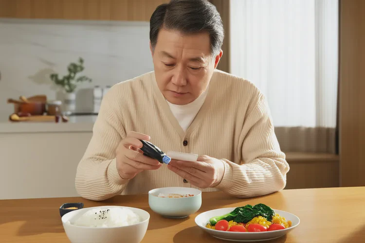 45岁中餐血糖25.8是怎么回事(图1)