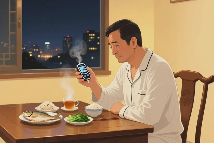 38岁晚餐血糖5点5是怎么回事(图1)