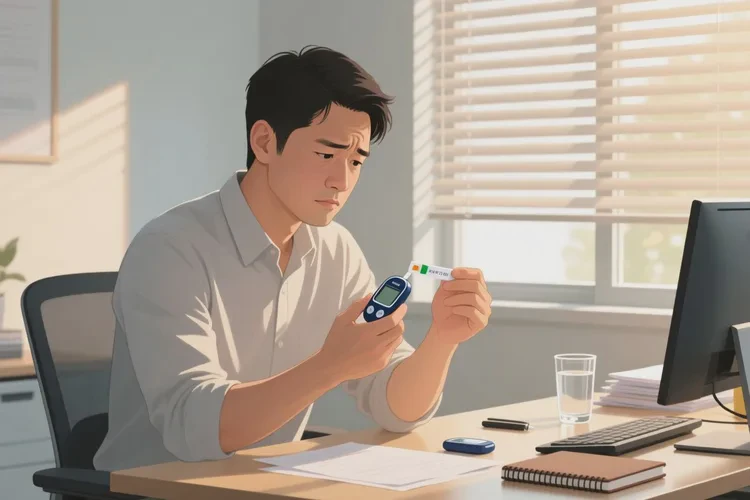 37歲中餐血糖18點(diǎn)8是怎么回事(圖1)