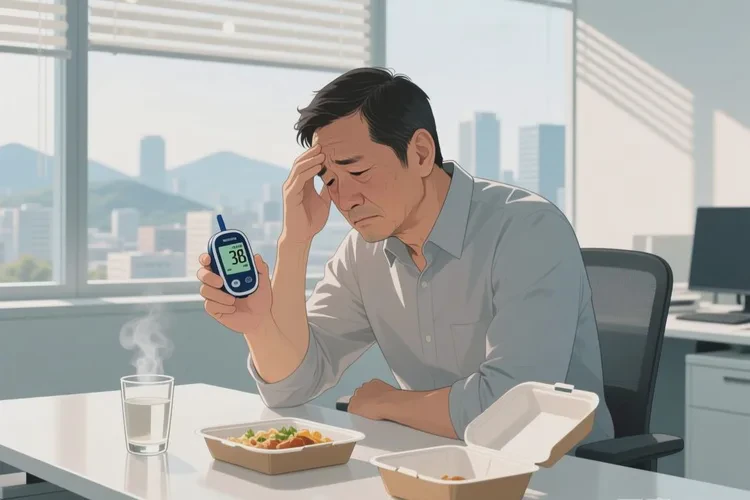 38岁中餐血糖25.2是怎么回事(图1)
