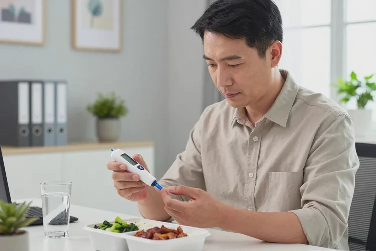 38歲中餐血糖10.7是怎么回事(圖1)