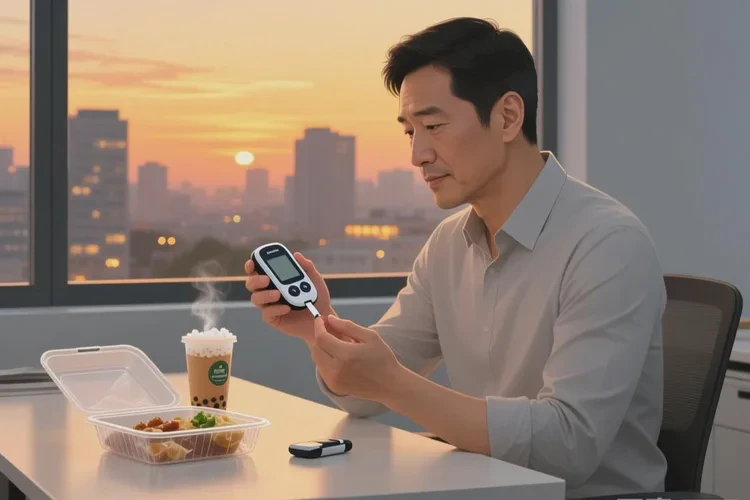 38歲中餐血糖7點(diǎn)9是怎么回事(圖1)