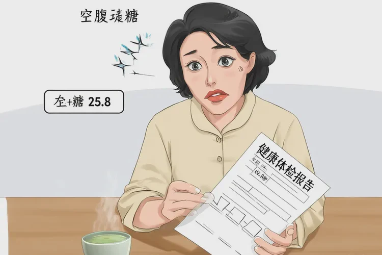 46岁空腹血糖25.8是怎么回事(图1)