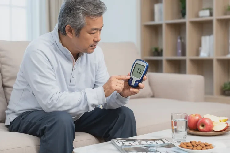 46岁晚上血糖7.6是怎么回事(图1)