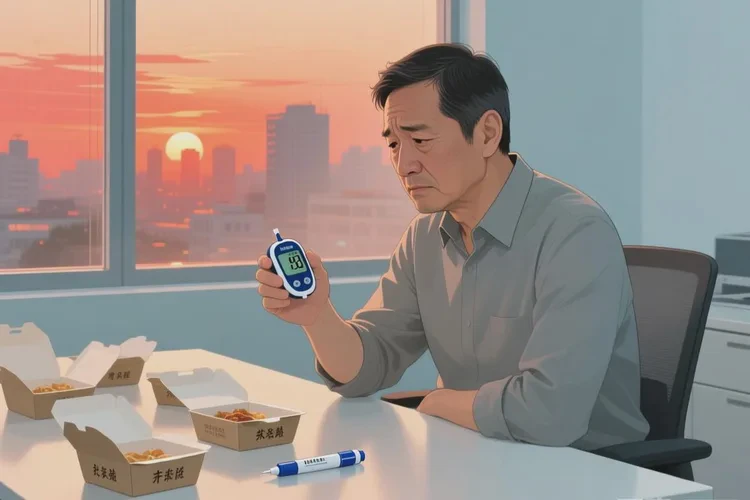 37歲中餐血糖28.4是怎么回事(圖1)