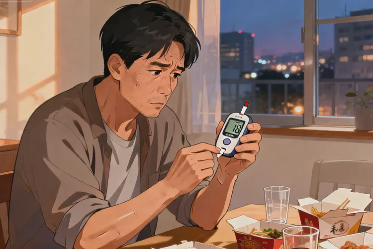 38歲中餐血糖21.1是怎么回事(圖1)