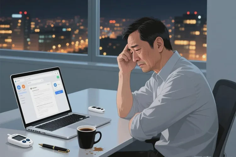 38岁早上空腹血糖28.2是怎么回事(图1)