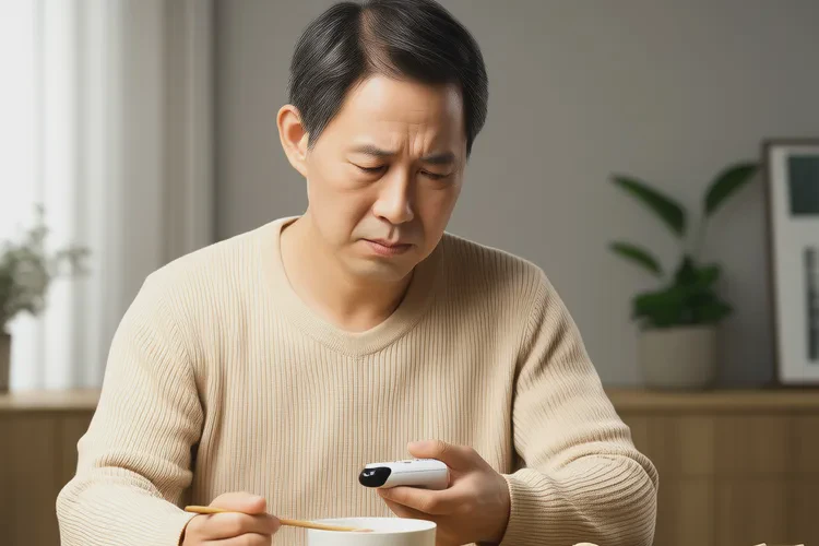 45歲早餐血糖17.9是怎么回事(圖1)