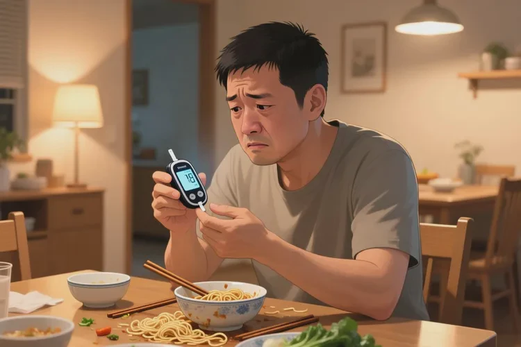 38歲中餐血糖24.4是怎么回事(圖1)