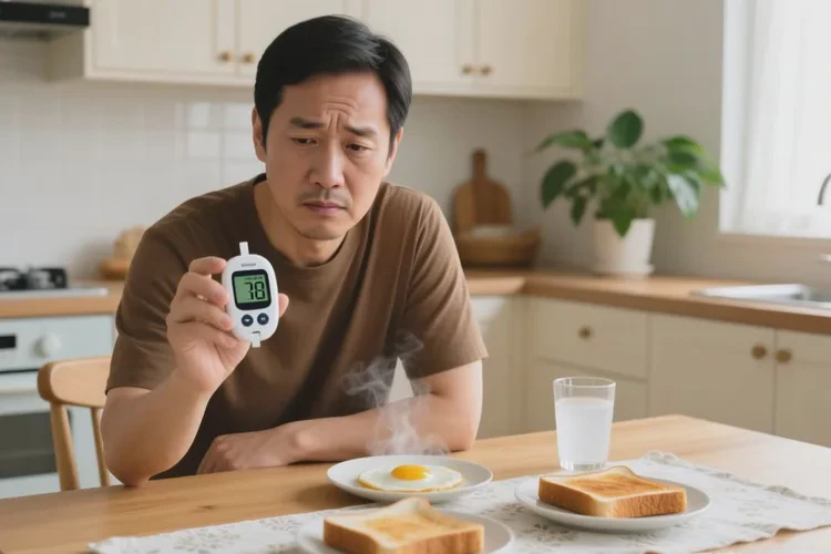 38岁早餐血糖17.5是怎么回事(图1)