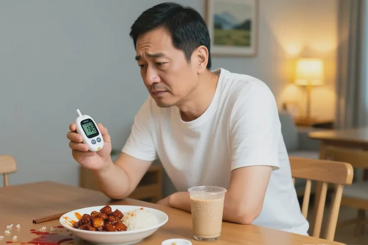 38岁晚餐血糖13点5是怎么回事(图1)