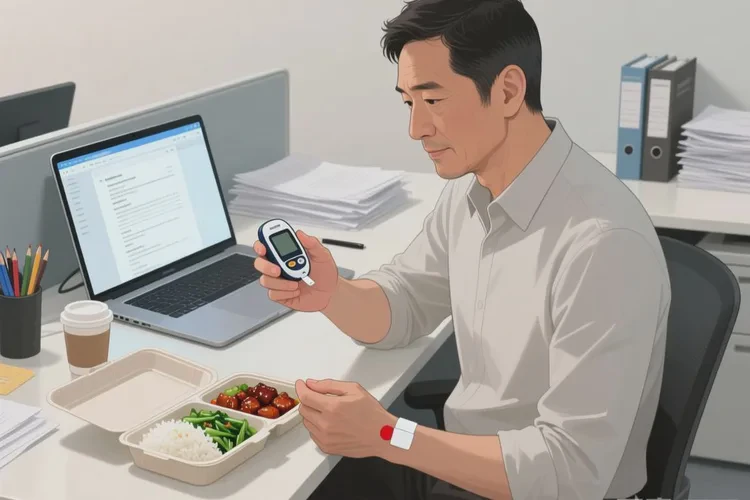 38歲中餐血糖10.2是怎么回事(圖1)