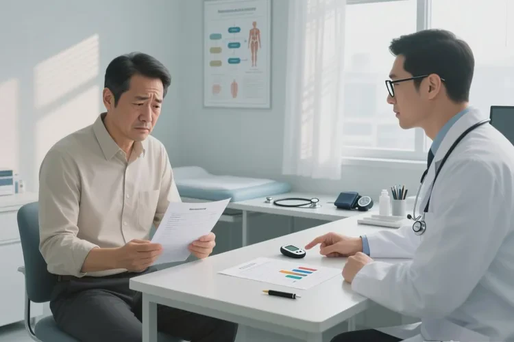 37岁早上空腹血糖12.8是怎么回事(图1)