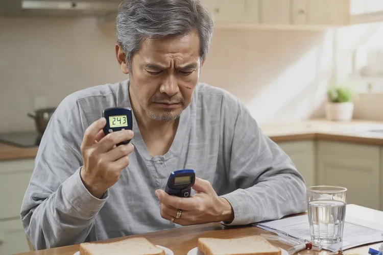 47歲早餐血糖24.3是怎么回事(圖1)