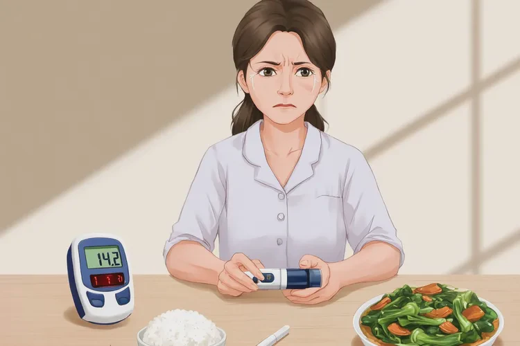 47歲中餐血糖14.2是怎么回事(圖1)