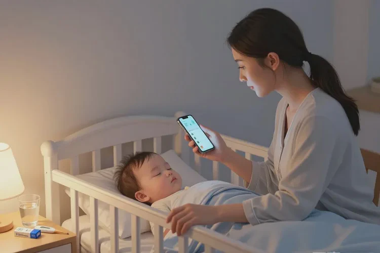 二个月婴儿打脊灰疫苗后反应(图4)