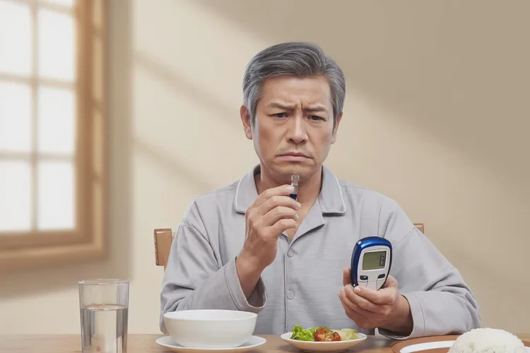 47歲中餐血糖15.7是怎么回事(圖1)