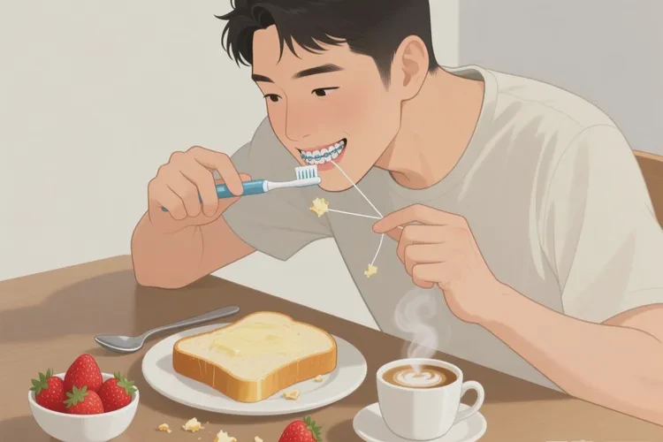 牙齒正畸時(shí)掛了皮筋睡醒之后牙齒很痛(圖4)