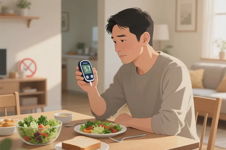 38岁中午血糖5.7是怎么回事(图1)