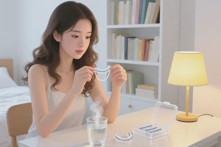 正畸橡皮筋牙齒隱形牙套(圖1)