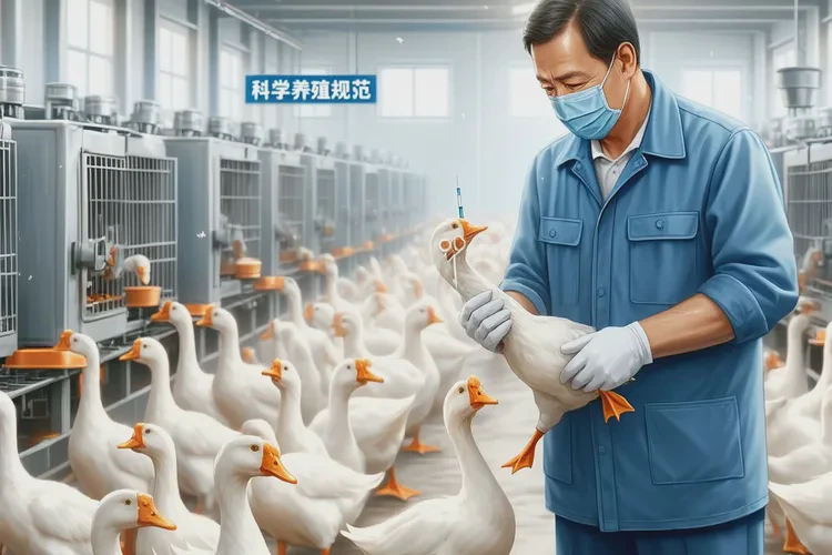 鸭子打疫苗前后要注意什么问题(图1)