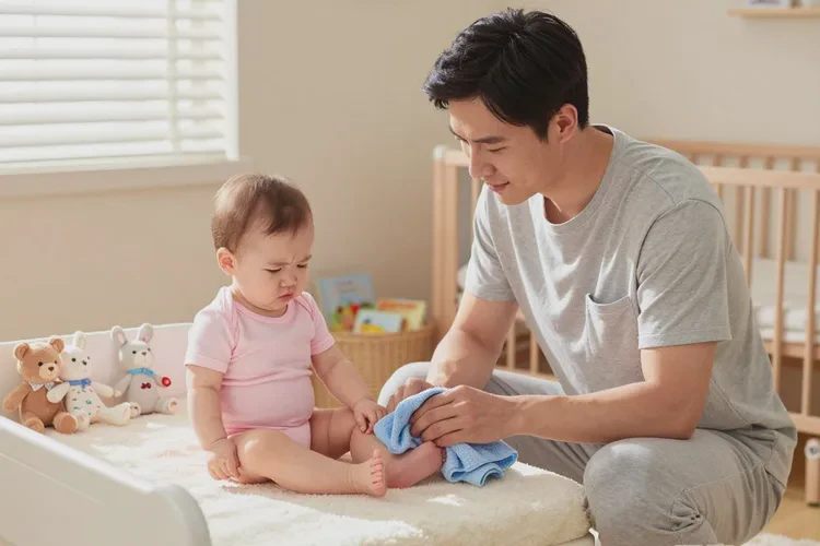 二个月婴儿打脊灰疫苗后反应(图3)