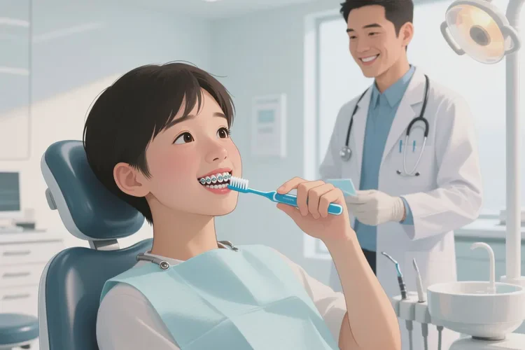 正畸過程中牙齒壞了(圖1)