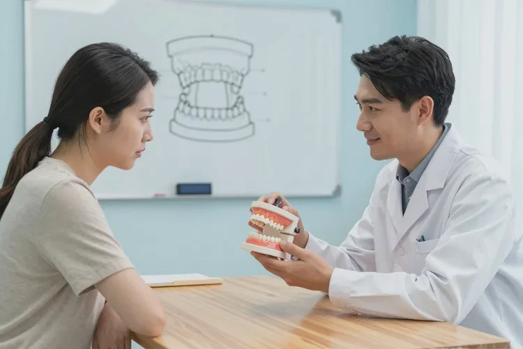 正畸牙齒后牙齒松動了(圖4)