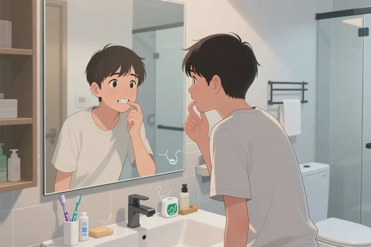 運(yùn)行牙套正畸牙齒出現(xiàn)松動(圖2)