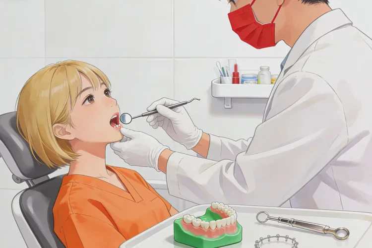 牙齒不片切正畸說會突嘴(圖1)