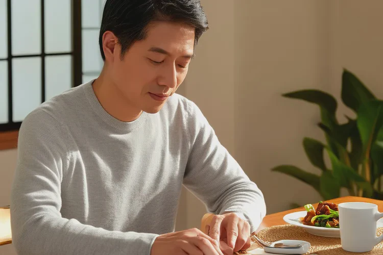 47歲中餐血糖7.4是怎么回事(圖1)