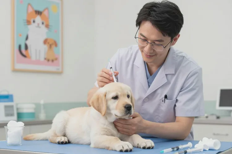 狗狗打疫苗前后多久能洗澡(图2)