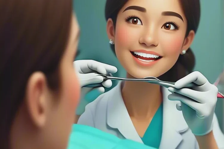 正畸期間有一顆牙齒牙根松動(圖4)