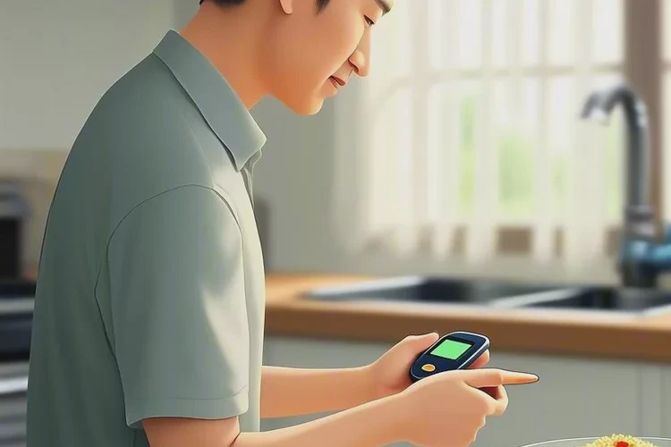 47岁晚餐血糖12点8是怎么回事(图1)